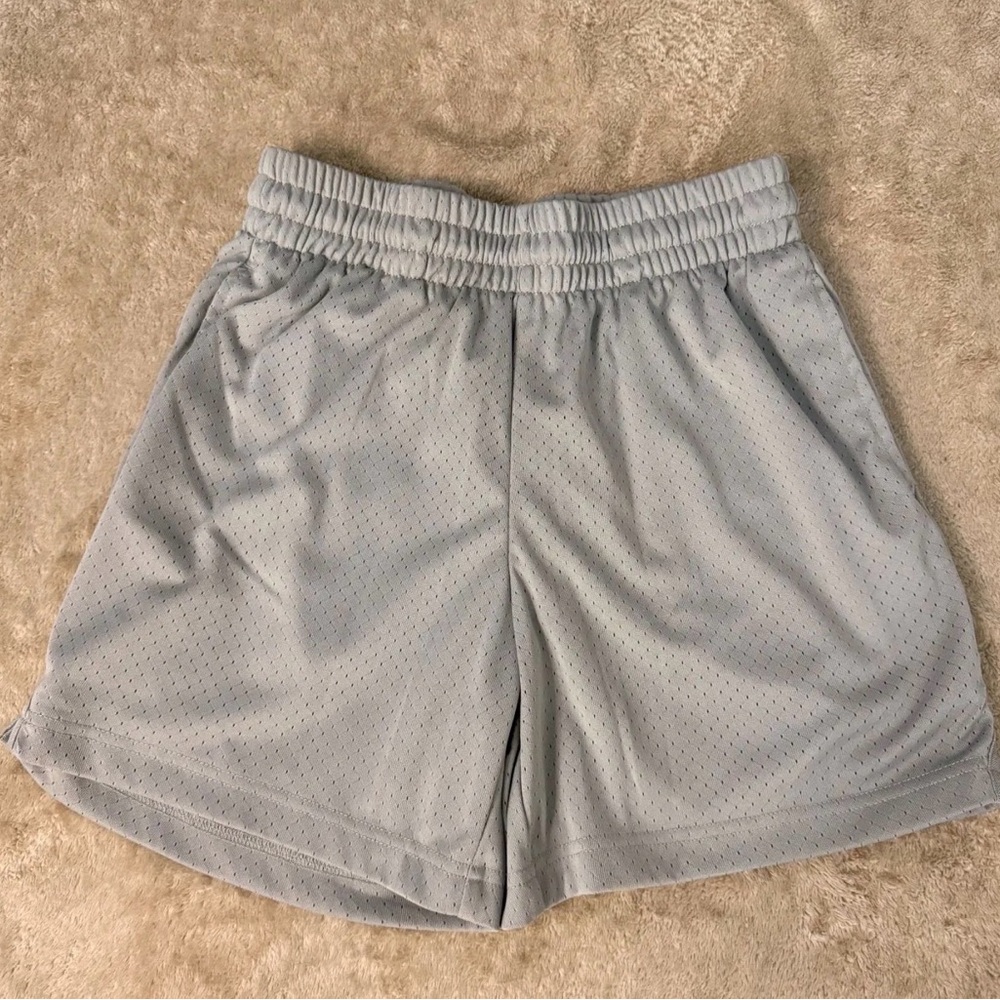 bcg Light Gray Mesh Athletic Bike Shorts
